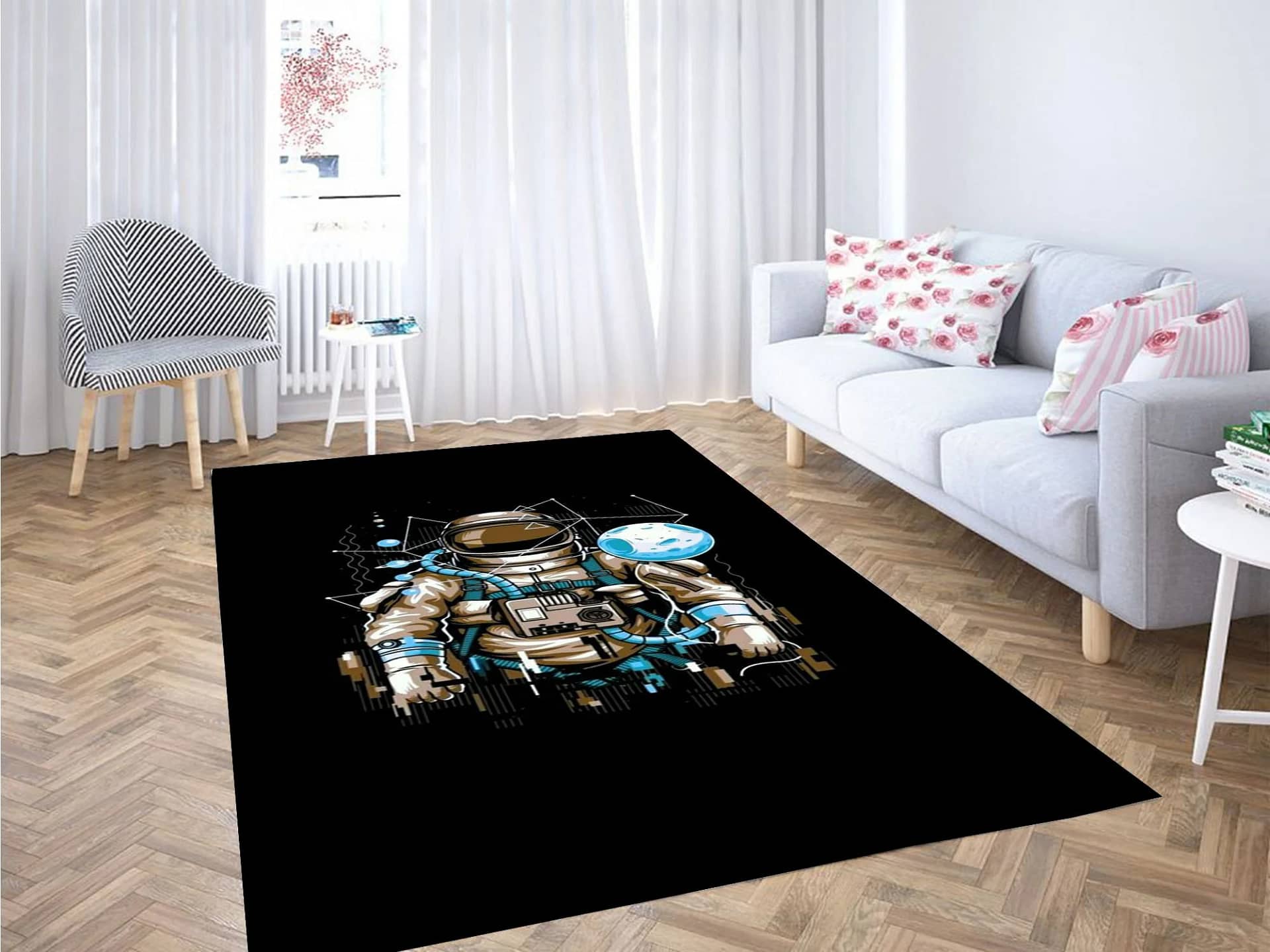 Astronaut Amoled Carpet Rug