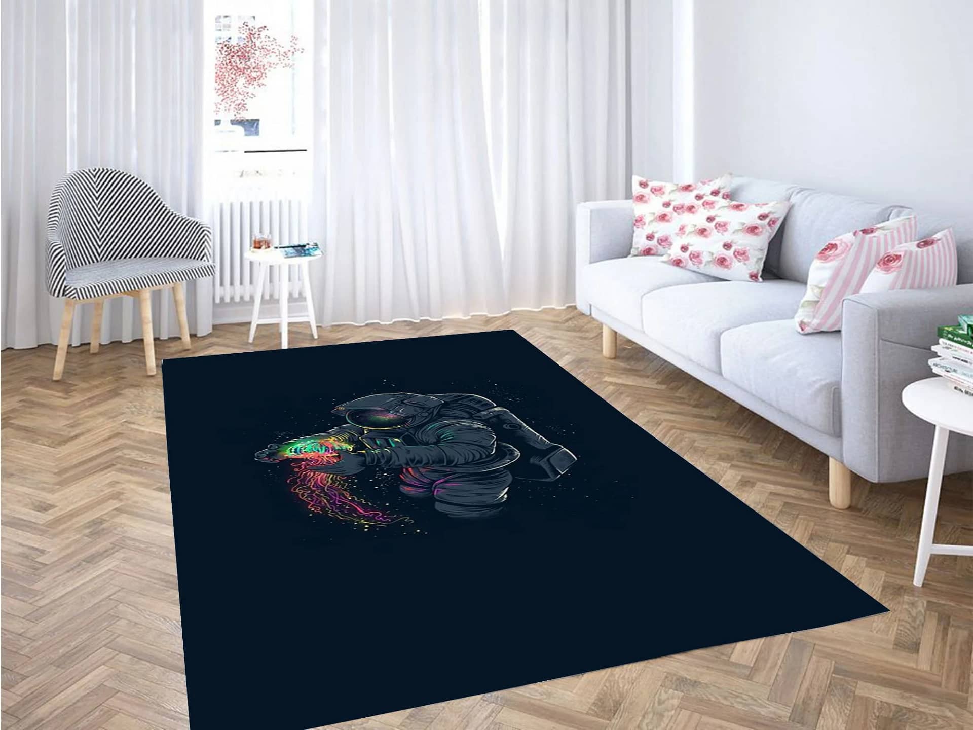 Astronot Backgrounds Carpet Rug