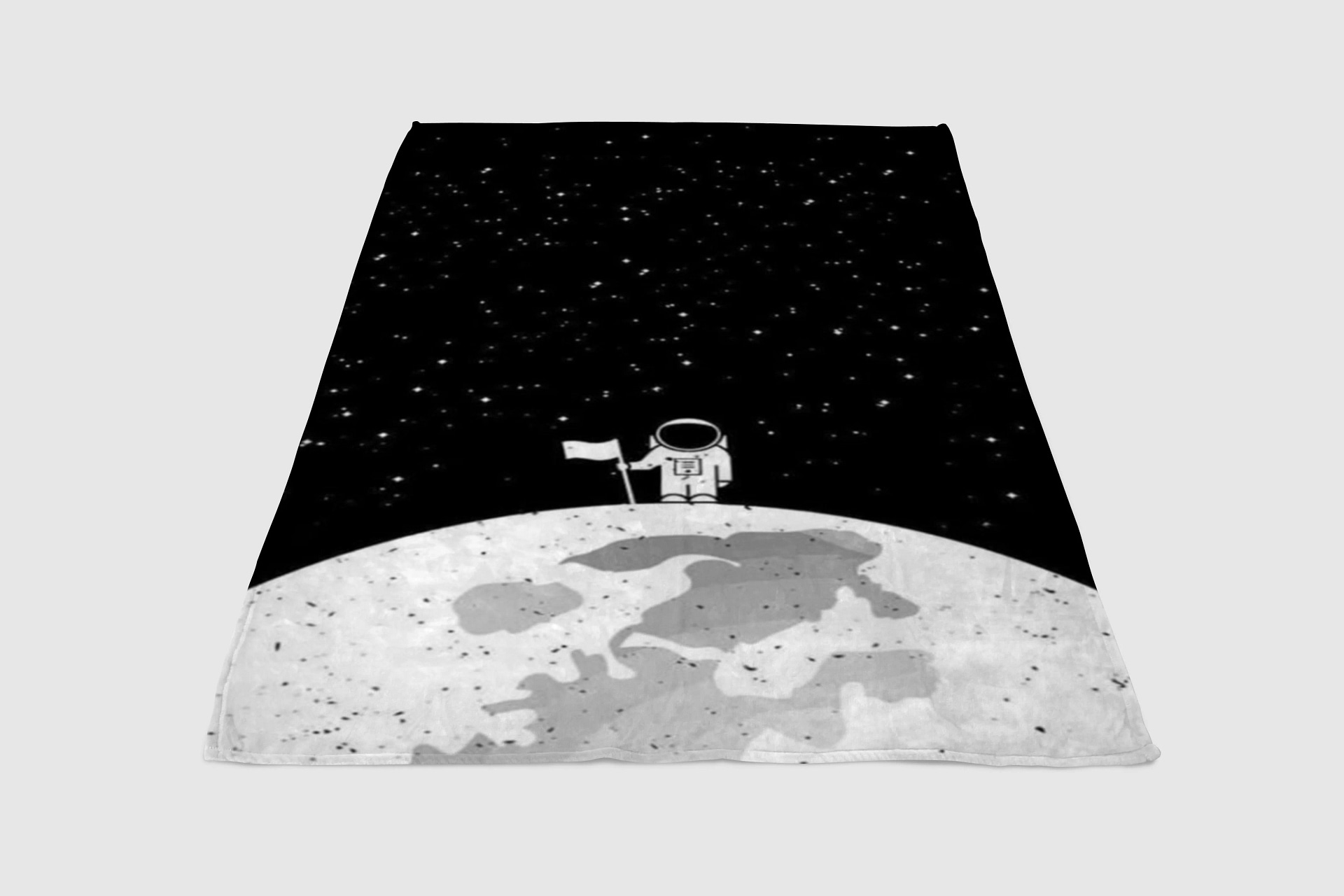 Astrounot In Moon Fleece Blanket