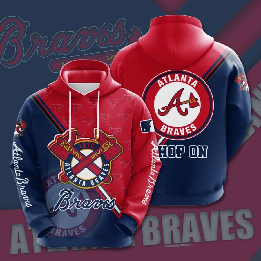 Atlanta Braves No101 Custom Hoodie 3D