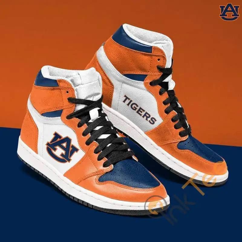 Auburn Tigers Ncaa Auburn Tigers Football Custom Sneakers It162 Air Jordan Shoes