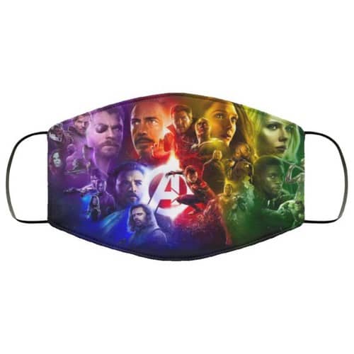 Avengers Infinity War Hero Characters Washable No1128 Face Mask