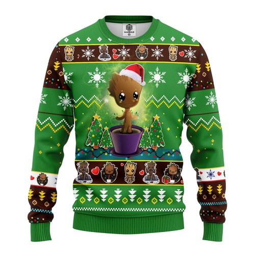 Baby Groot Christmas Ugly Sweater