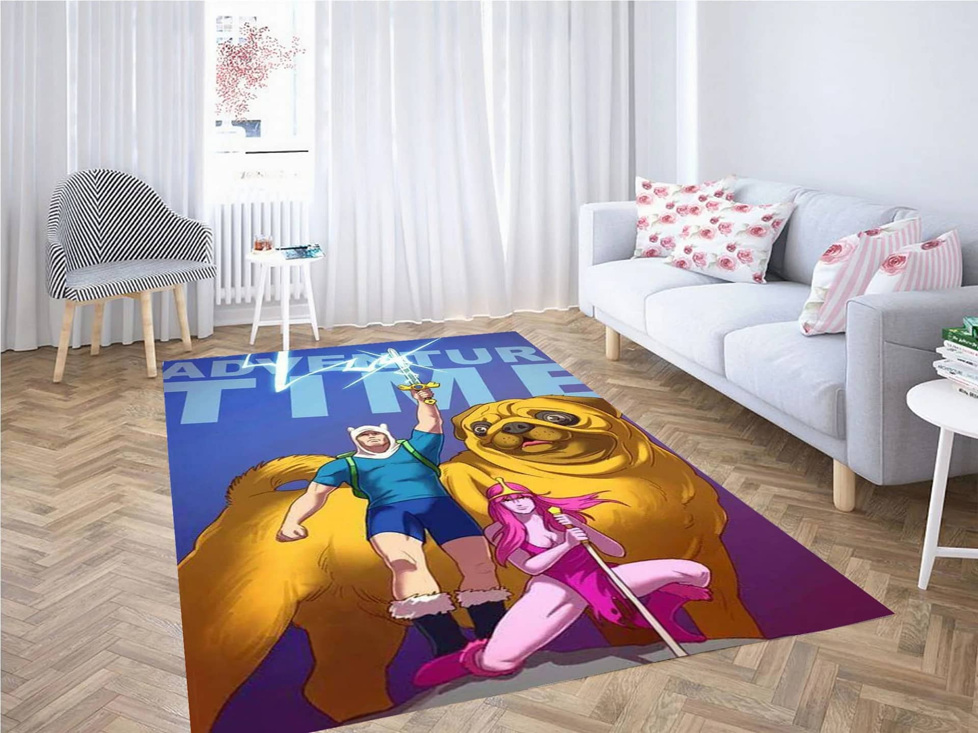 Badass Adventure Time Carpet Rug