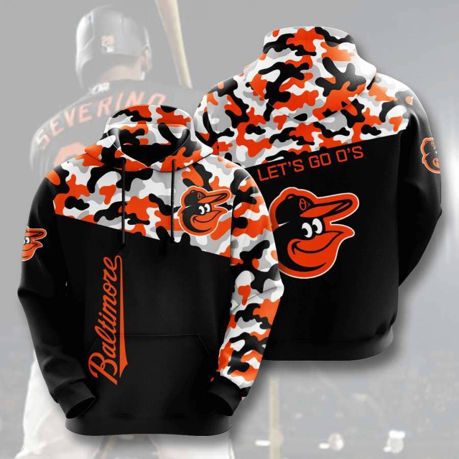Baltimore Orioles No143 Custom Hoodie 3D