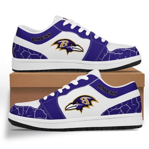 Baltimore Ravens Casual Shoes Low Top Sneakers