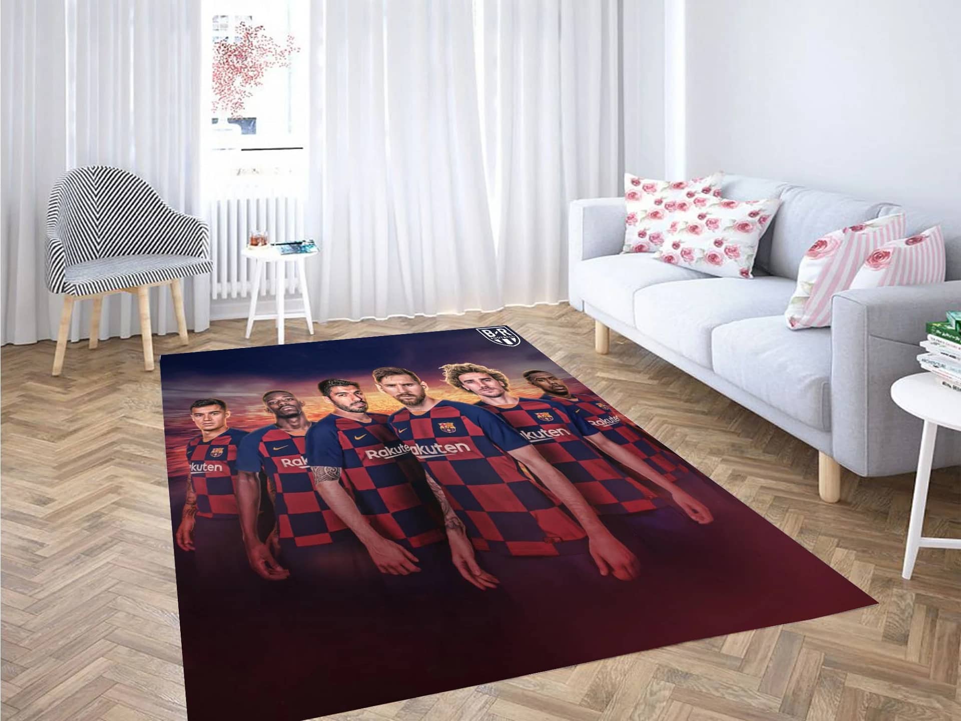 Barcelona Wallpaper Carpet Rug