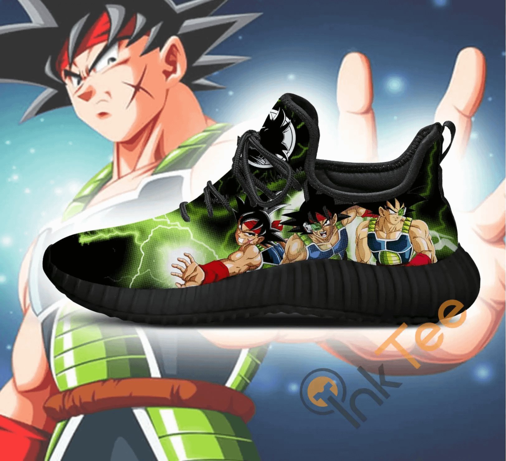 Inktee Store - Bardock Dragon Ball Anime Amazon Reze Shoes Image