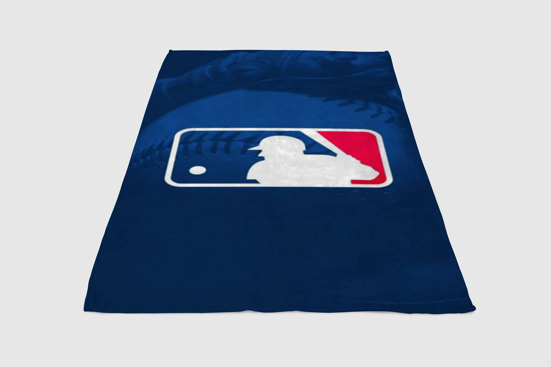 Baseball Logo Fleece Blanket