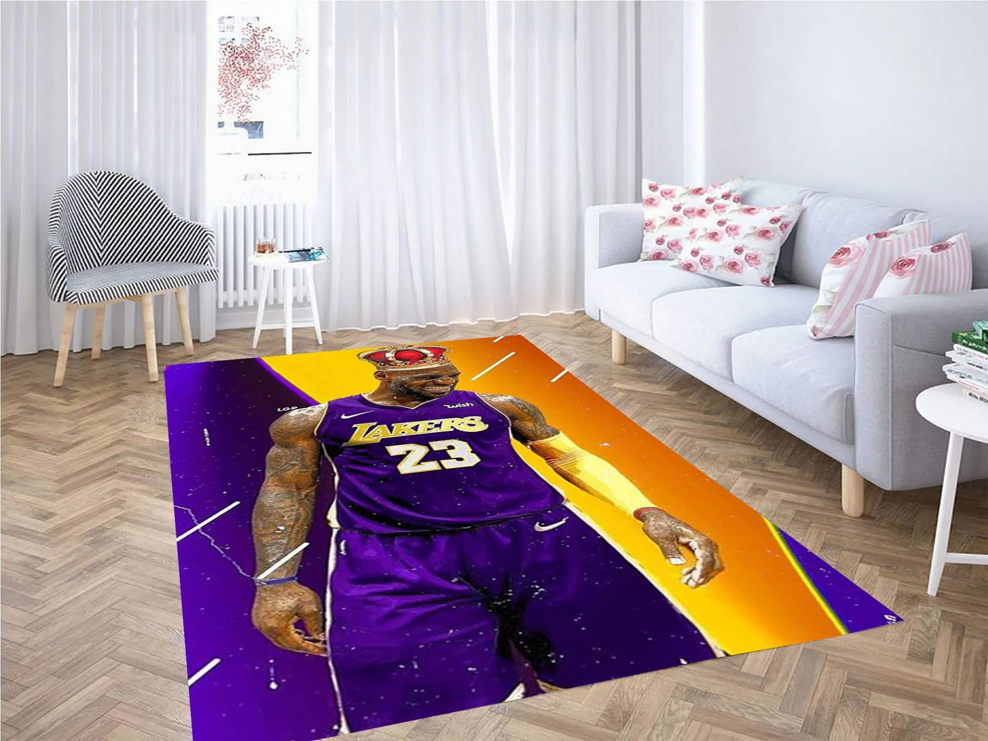 Basketball Player Carpet Rug