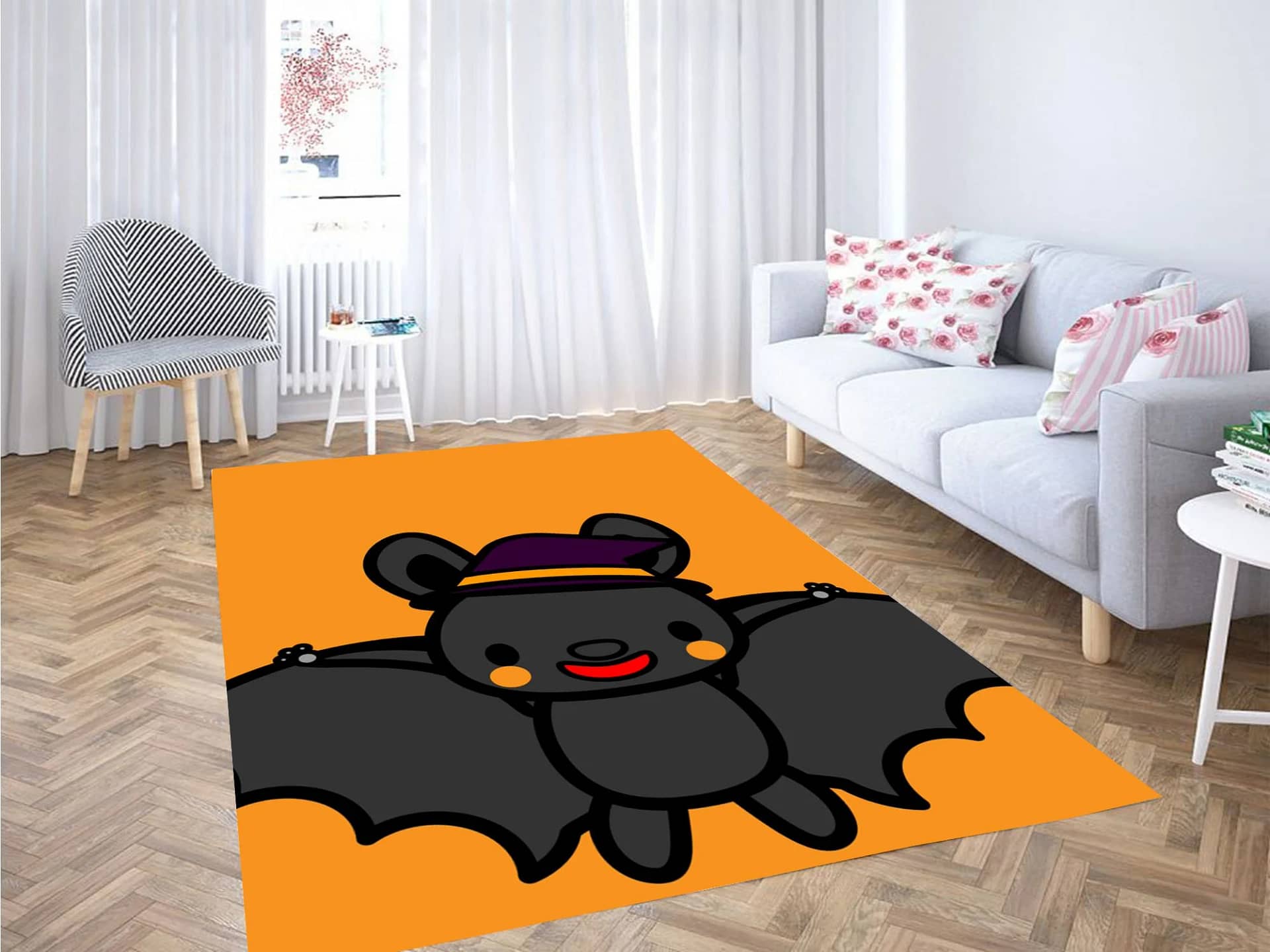 Bat Cute Cartoon Carpet Rug