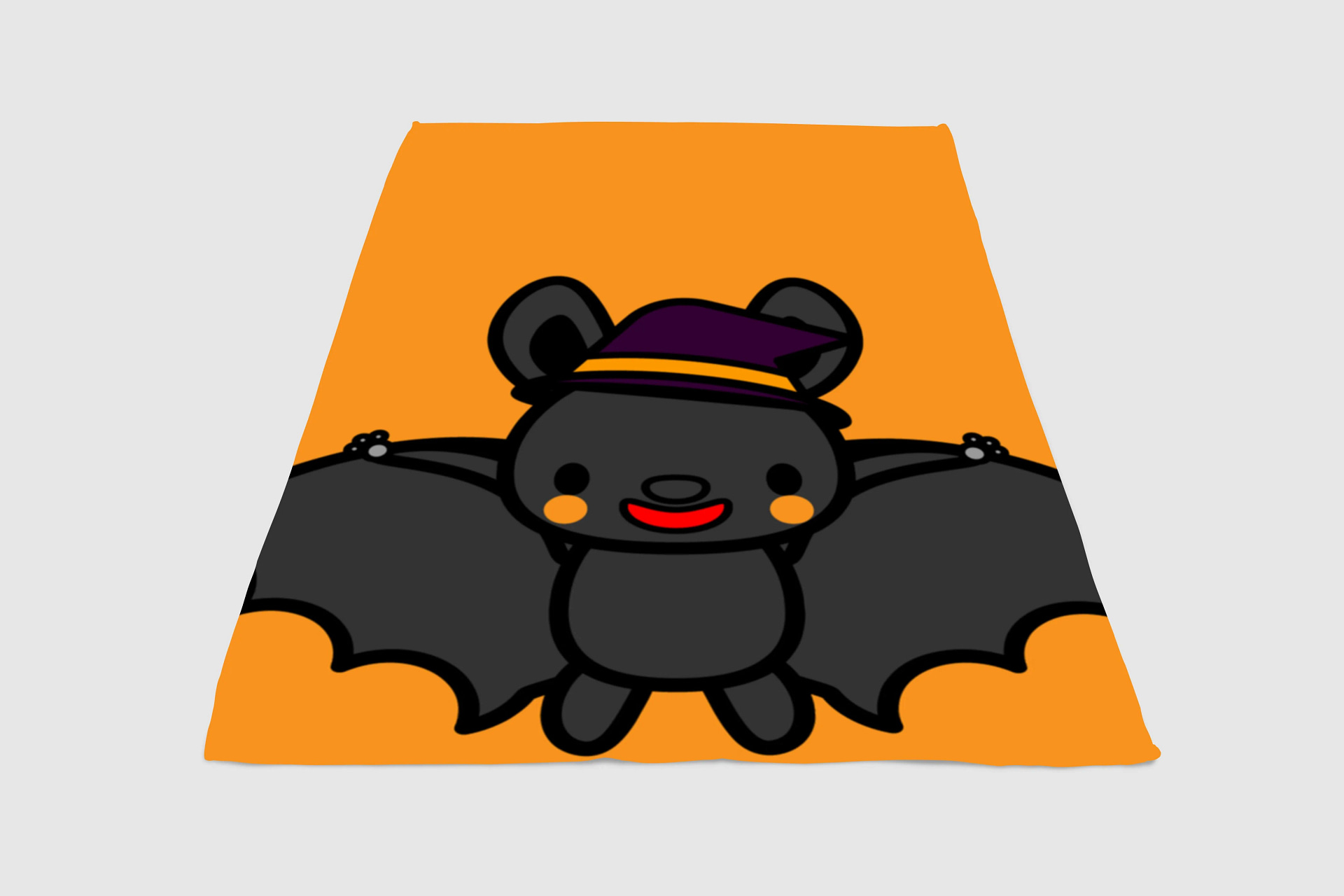 Bat Cute Cartoon Fleece Blanket