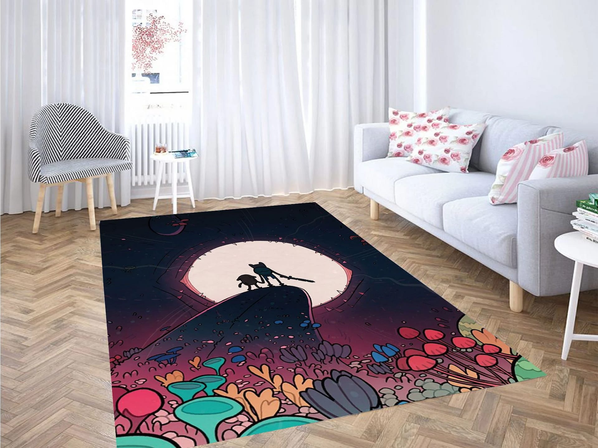 Beautiful Adventure Time Carpet Rug