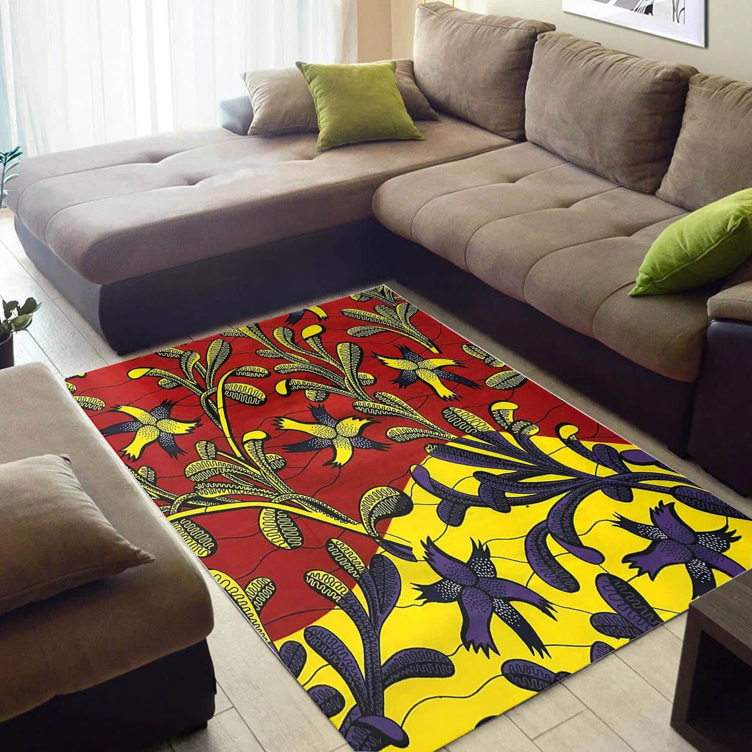 Beautiful African Amazing Black History Month Seamless Pattern Themed Carpet Inspired Living Room Rug
