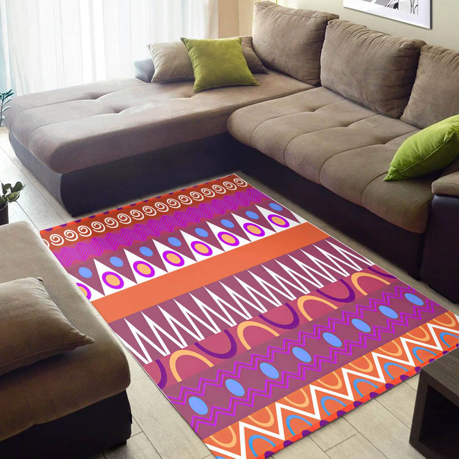 Beautiful African American Attractive Inspired Seamless Pattern Themed Carpet House Rug