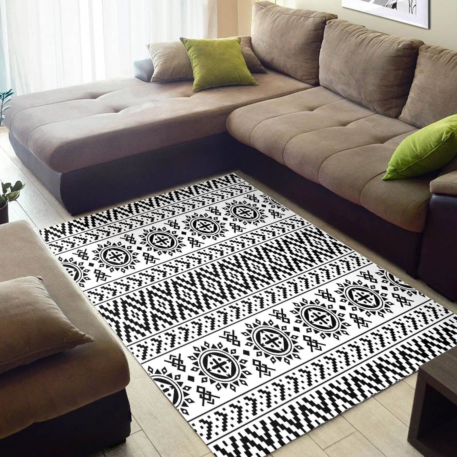 Beautiful African Cute Black History Month Ethnic Seamless Pattern Themed Room Rug