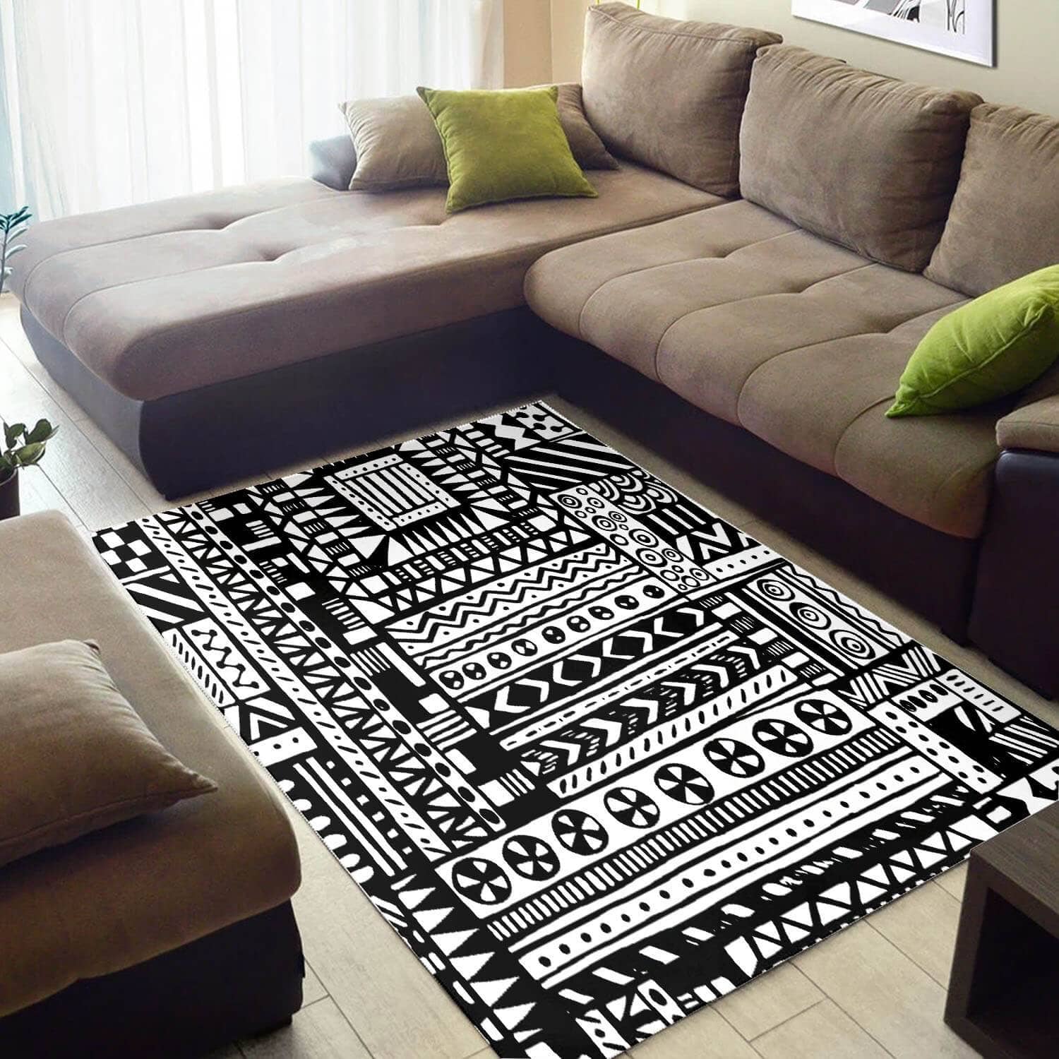 Beautiful African Graphic Seamless Pattern Large Room Rug