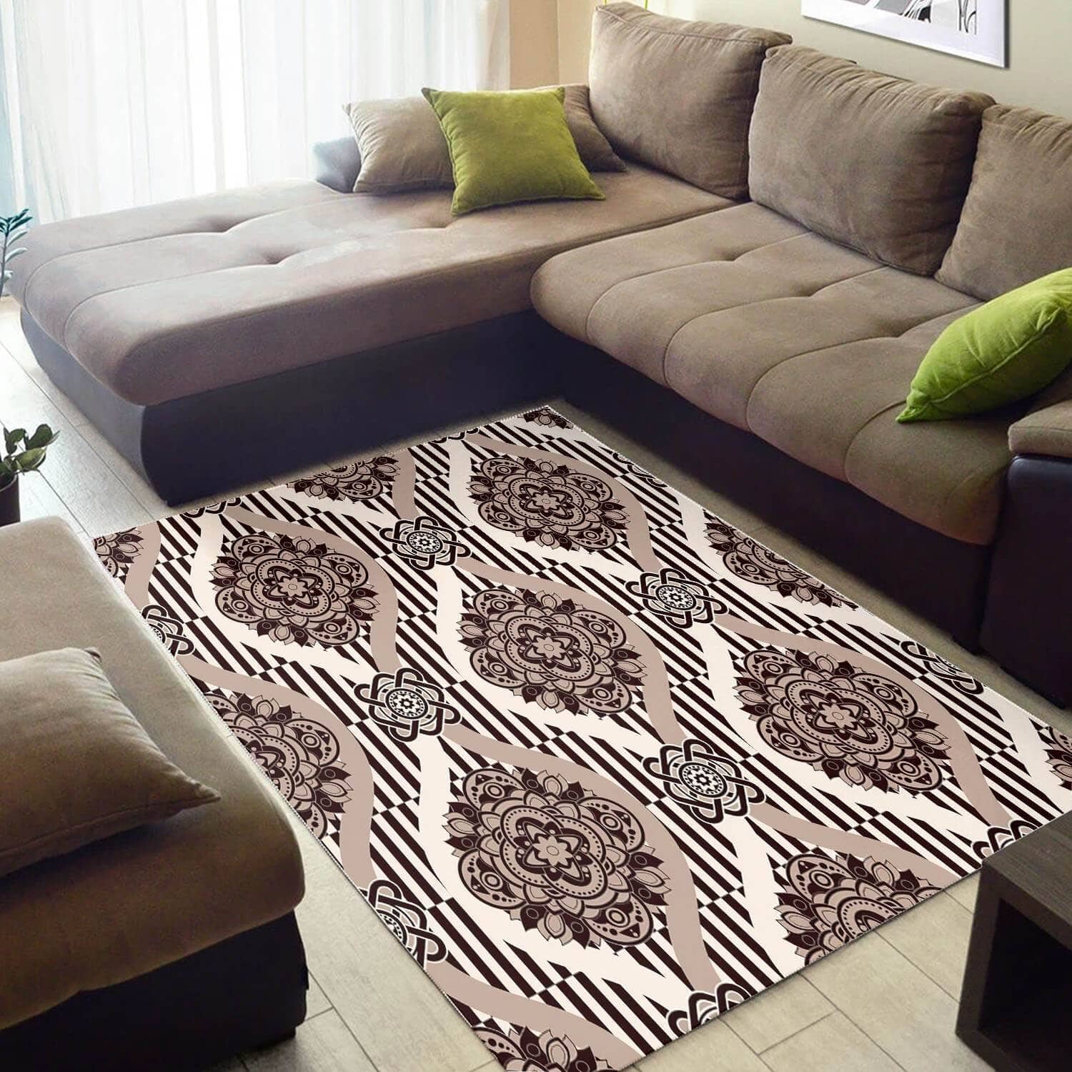 Beautiful African Holiday Afrocentric Art Carpet Room Rug