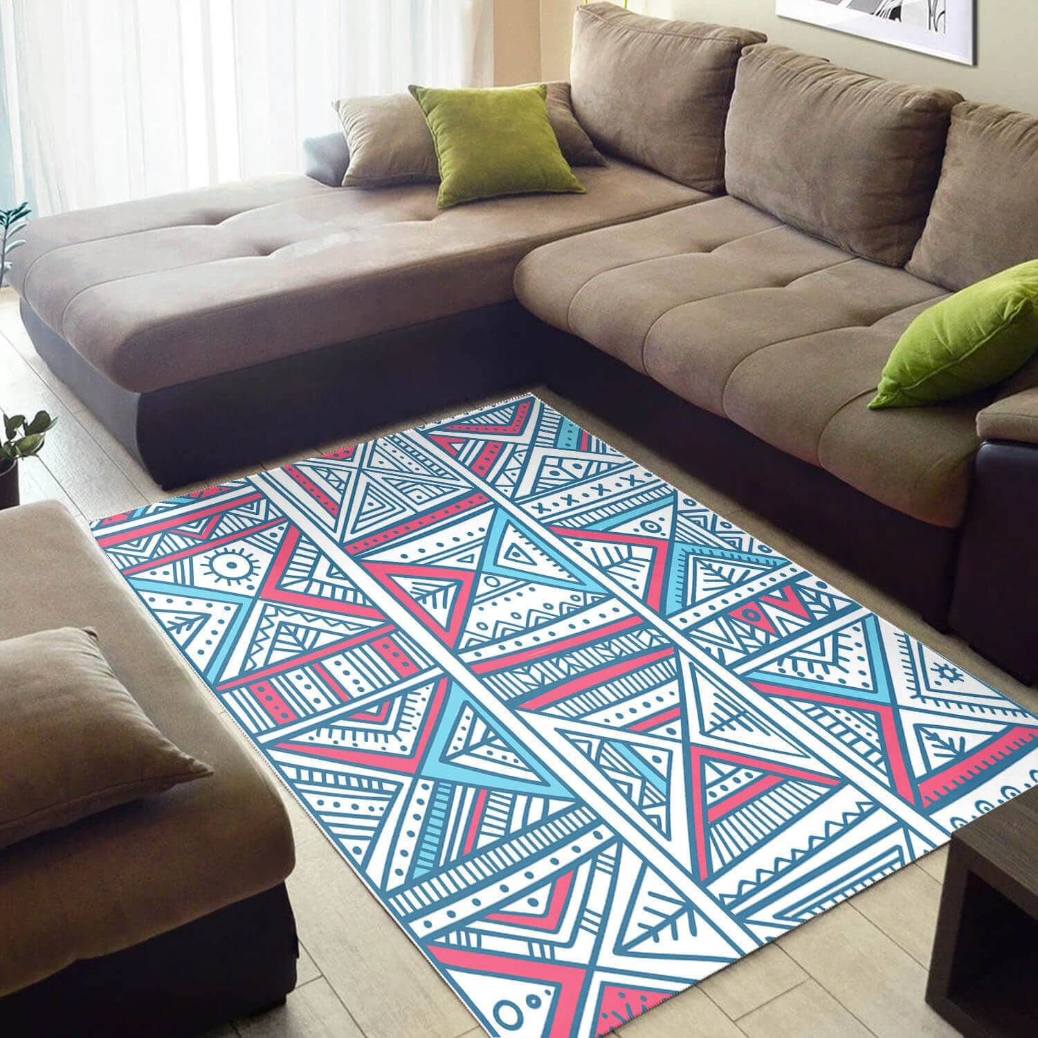 Beautiful African Unique Black History Month Ethnic Seamless Pattern Style Carpet Rug