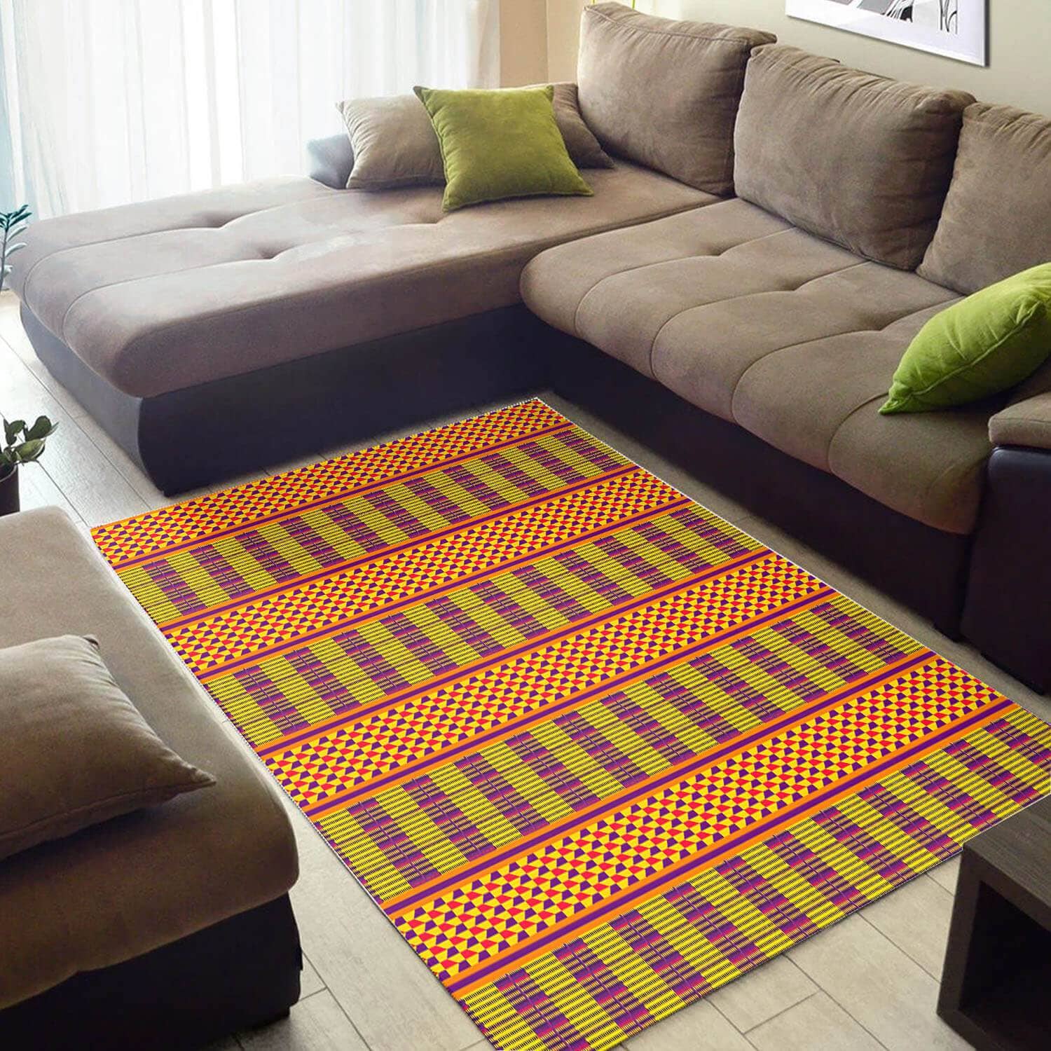 Beautiful African Unique Black History Month Seamless Pattern Themed Carpet Inspired Home Rug