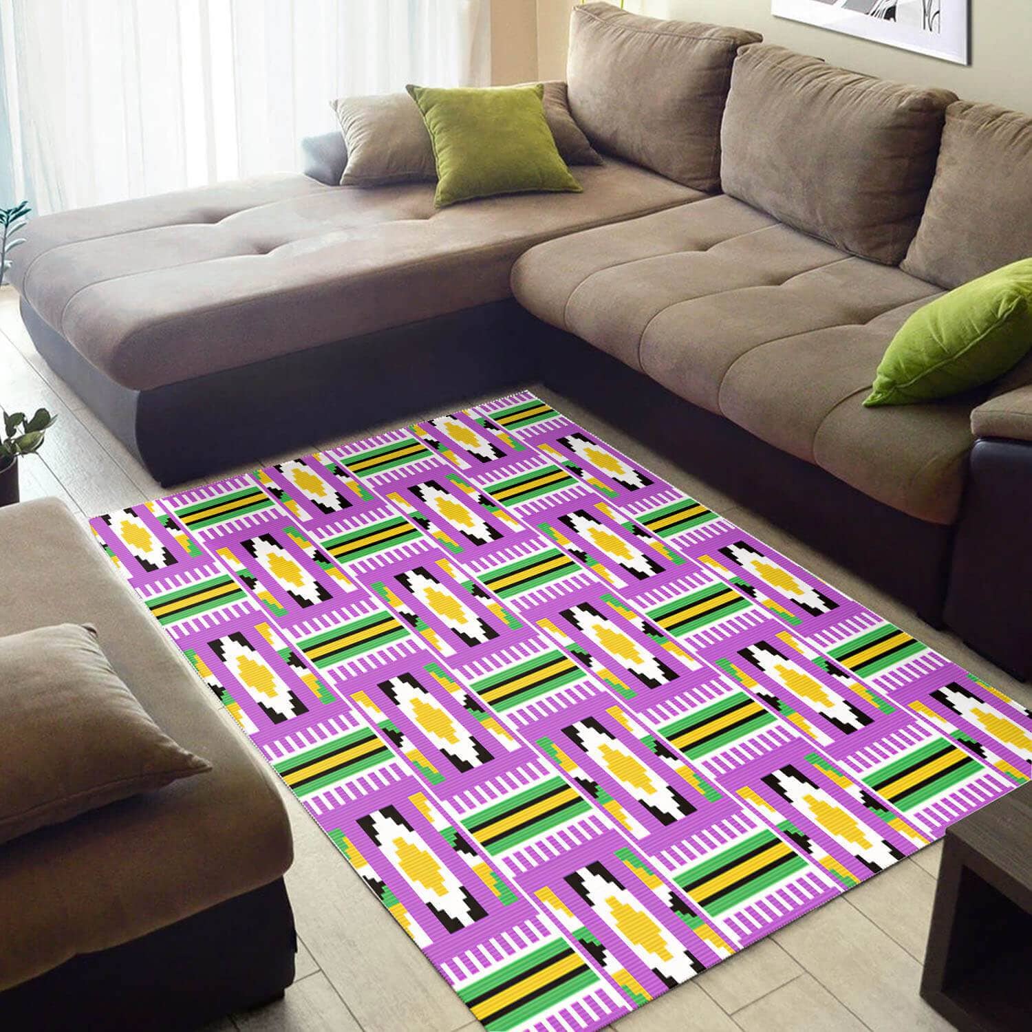 Beautiful African Unique Black History Month Seamless Pattern Themed Home Rug