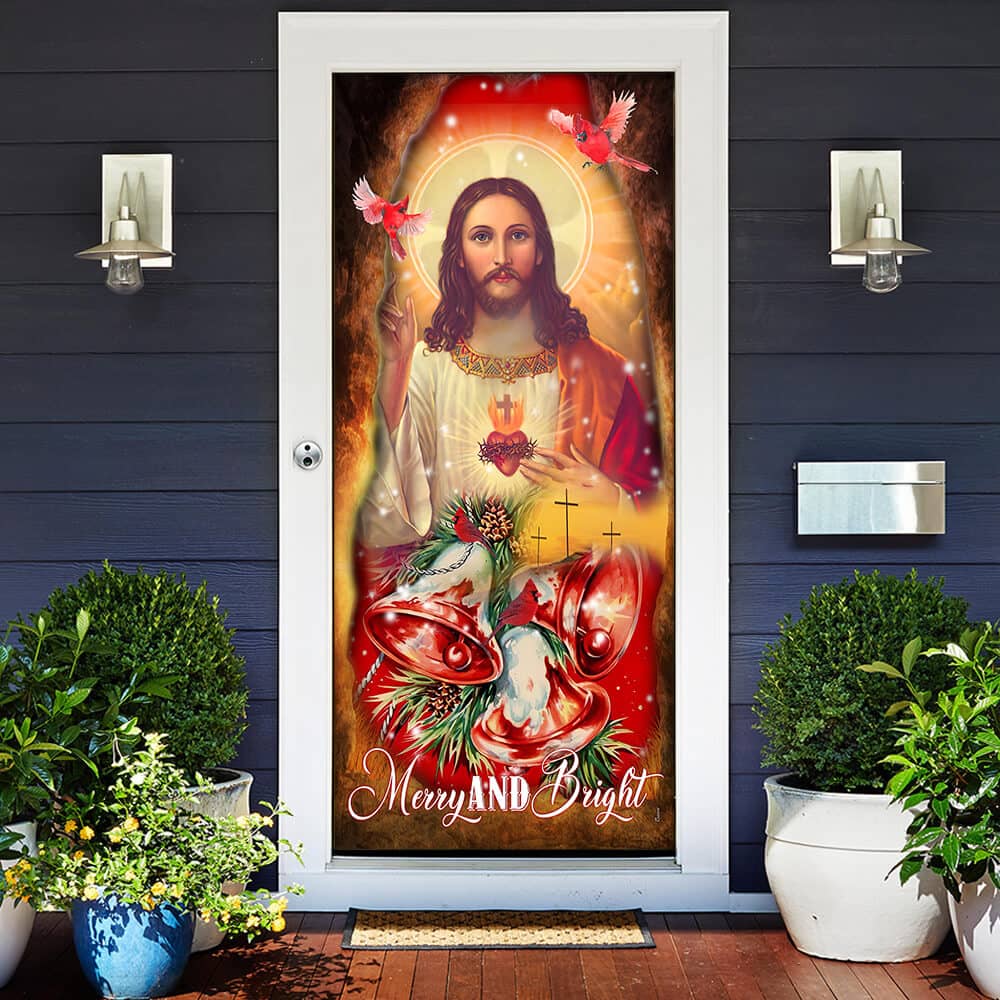 Inktee Store - Beautiful Jesus Christ Door Cover Image