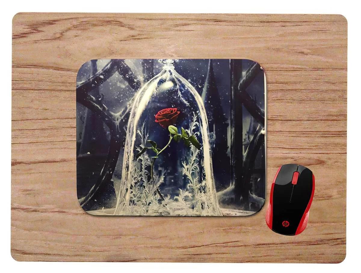 Beauty And The Beast Enchanted Rose Mouse Pads