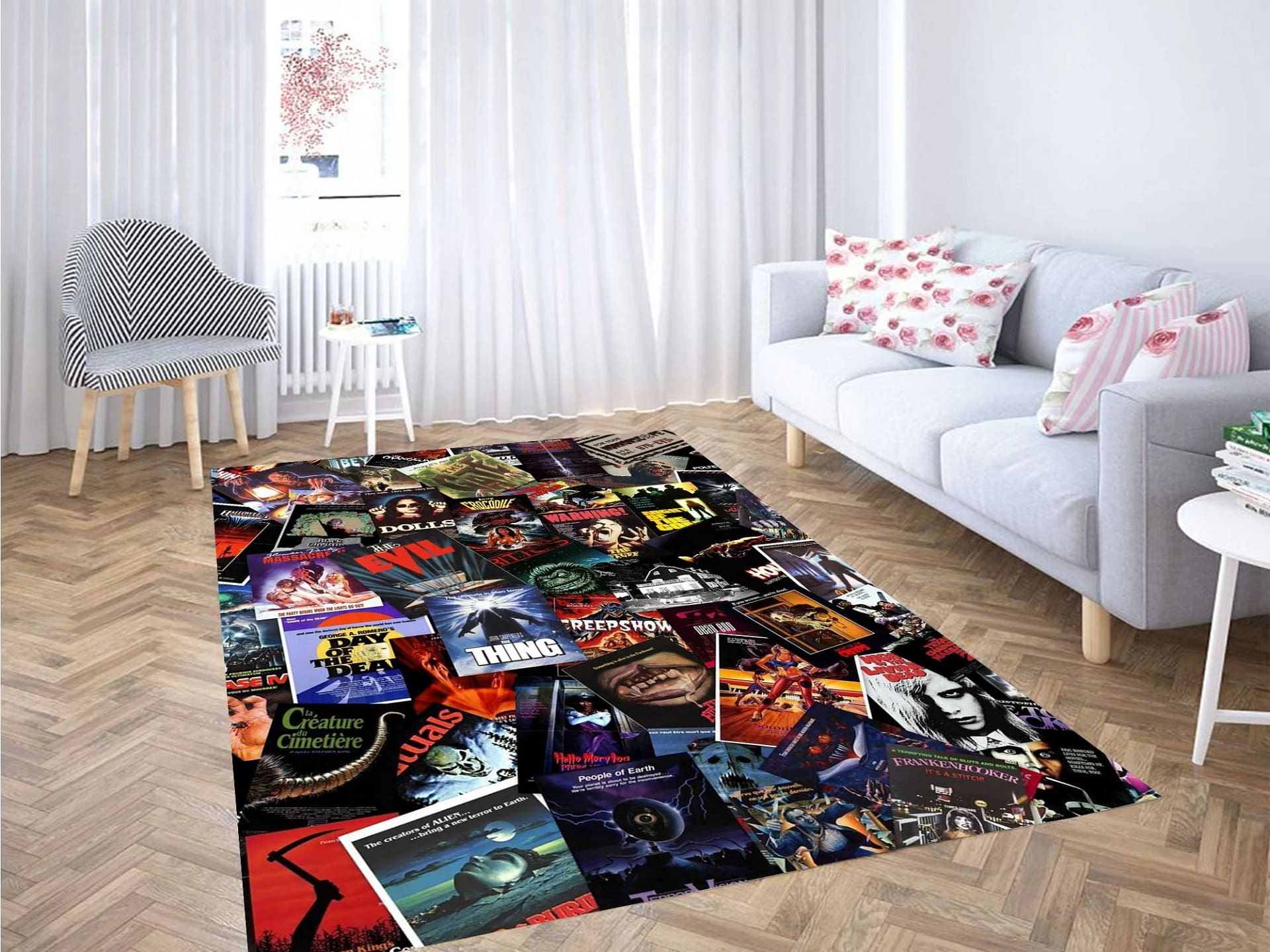 Best Horror Movies Carpet Rug