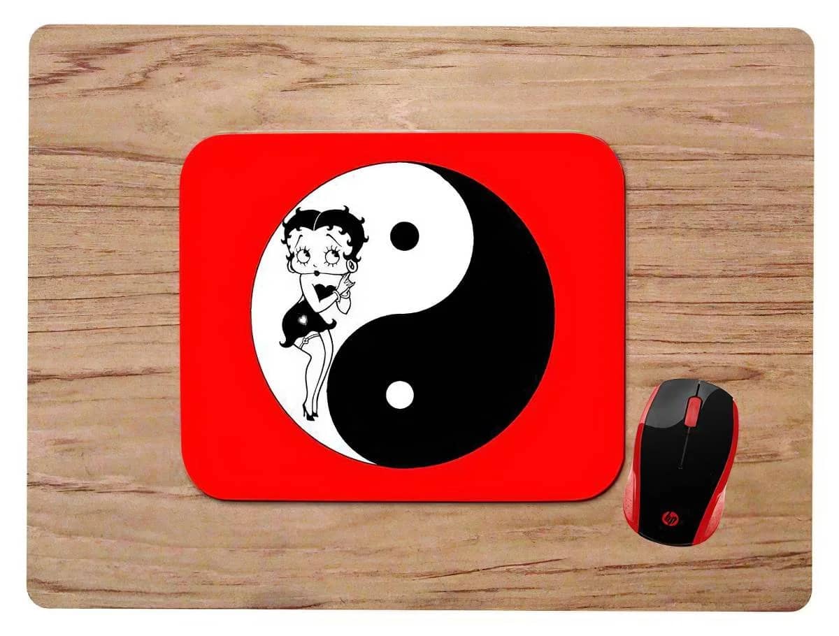 Betty Boop Yin Yang Mouse Pads