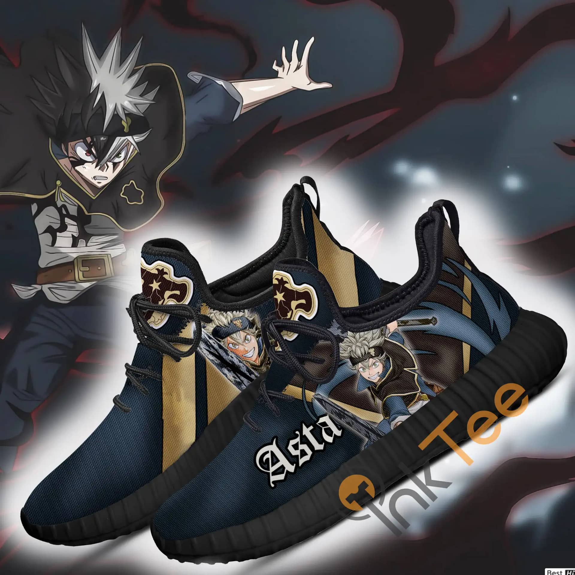 Black Clover Asta Black Bull Knight Anime Amazon Reze Shoes