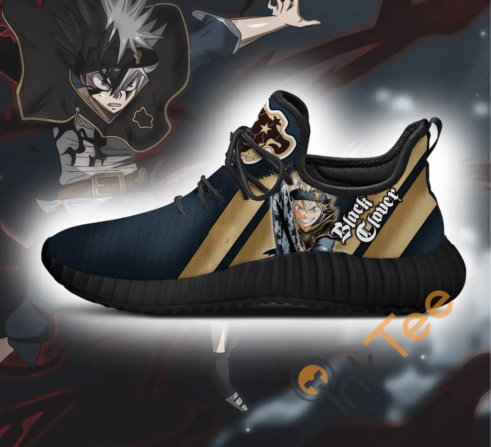 Inktee Store - Black Clover Asta Black Bull Knight Anime Amazon Reze Shoes Image