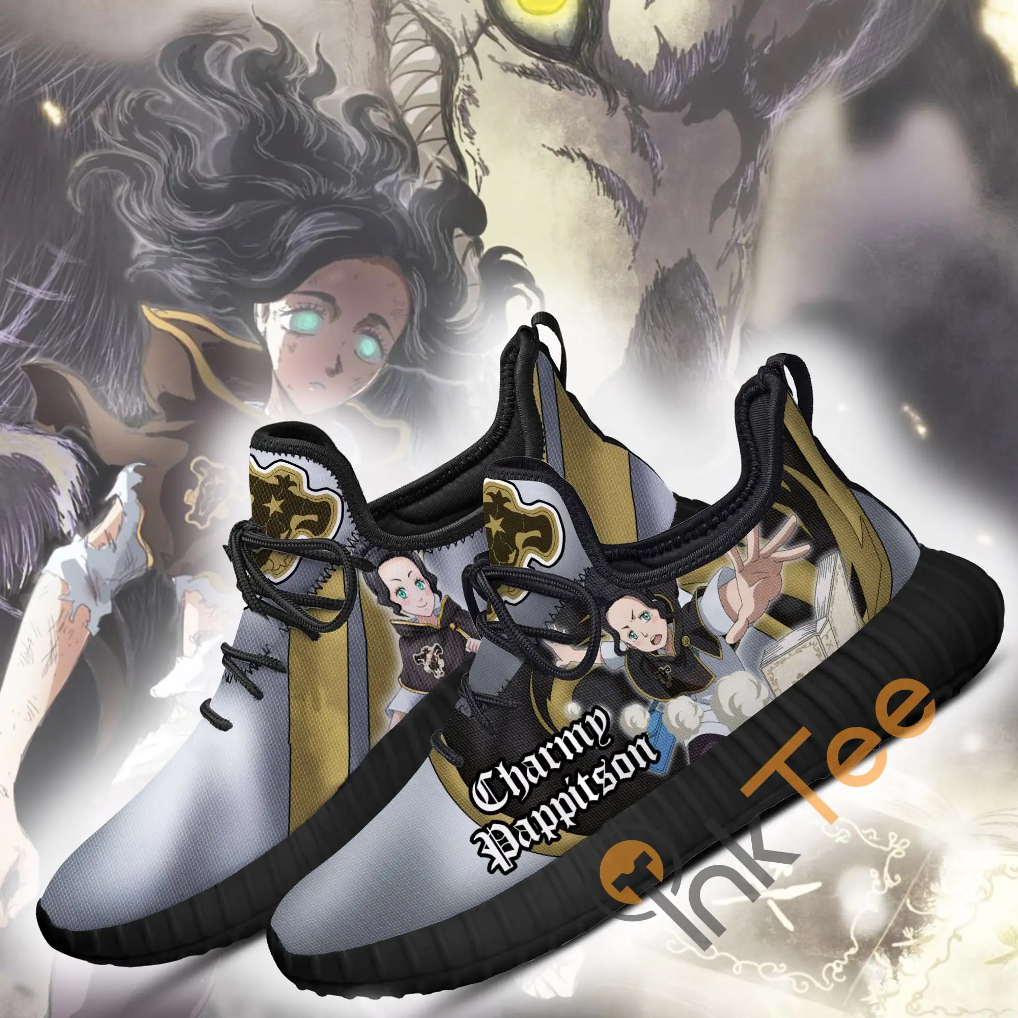 Inktee Store - Black Clover Charmy Black Bull Knight Anime Amazon Reze Shoes Image