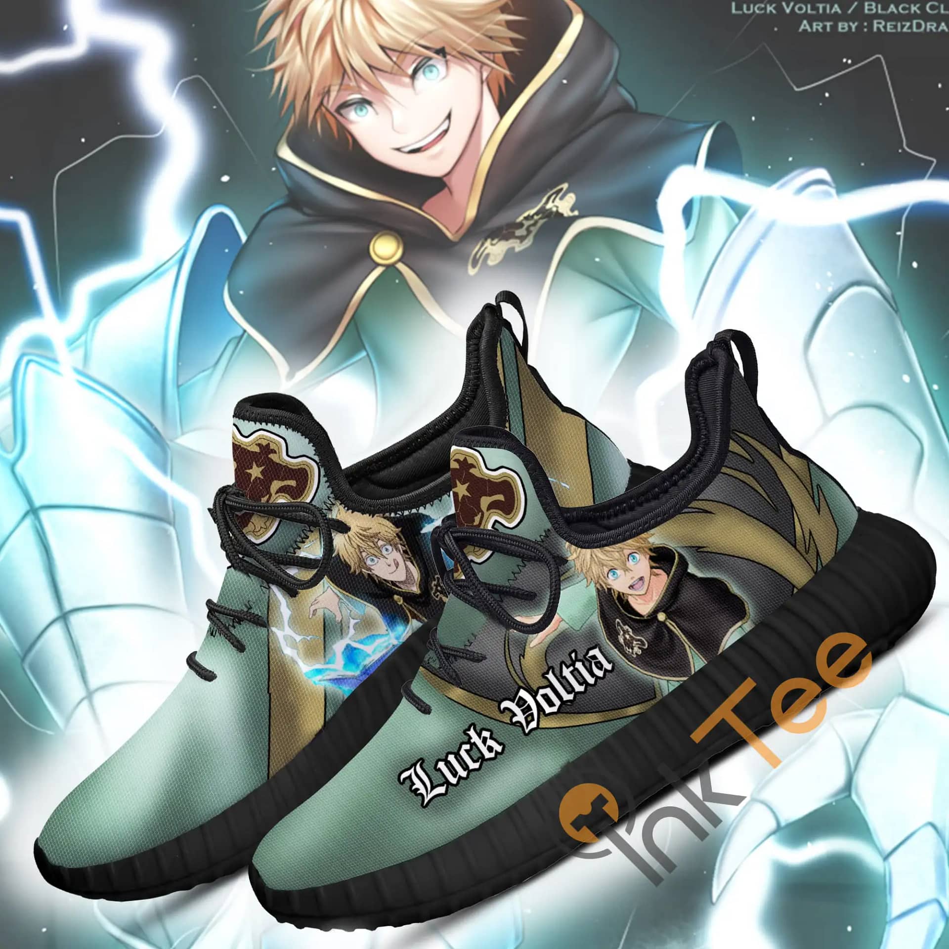 Black Clover Luck Voltia Black Bull Knight Anime Amazon Reze Shoes