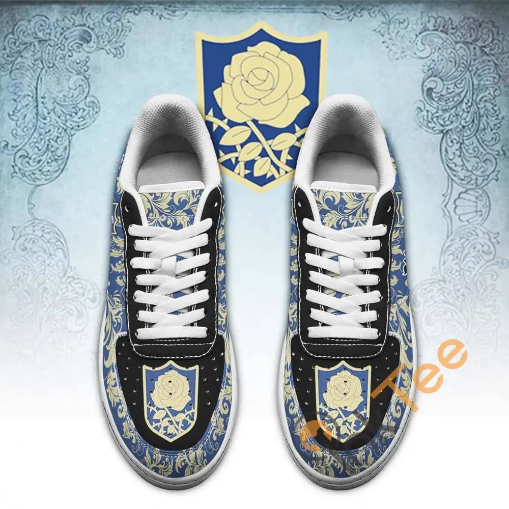 Black Clover Magic Knights Squad Blue Rose Anime Amazon Nike Air Force Shoes