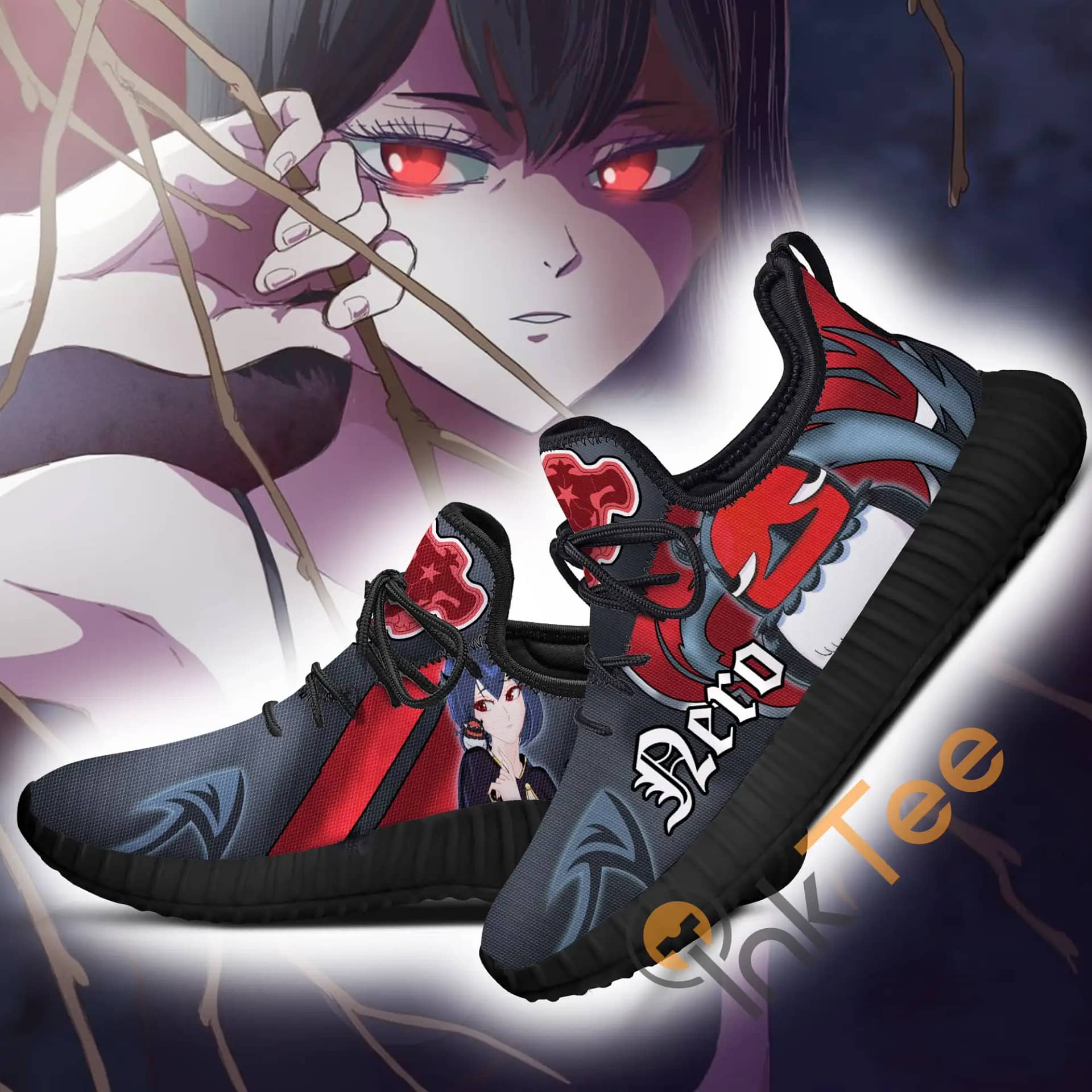 Inktee Store - Black Clover Nero Black Bull Knight Anime Amazon Reze Shoes Image