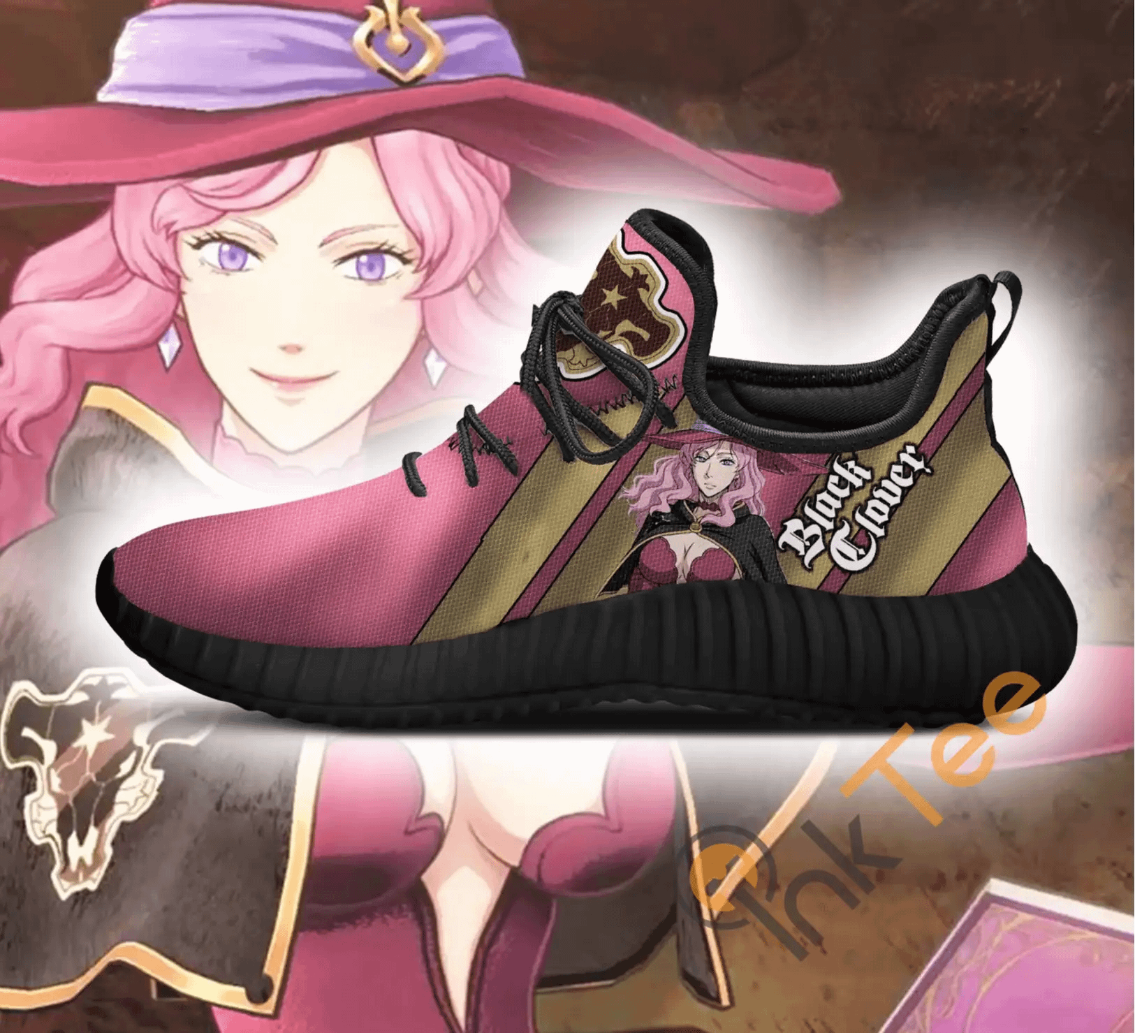 Inktee Store - Black Clover Vanessa Black Bull Knight Anime Amazon Reze Shoes Image