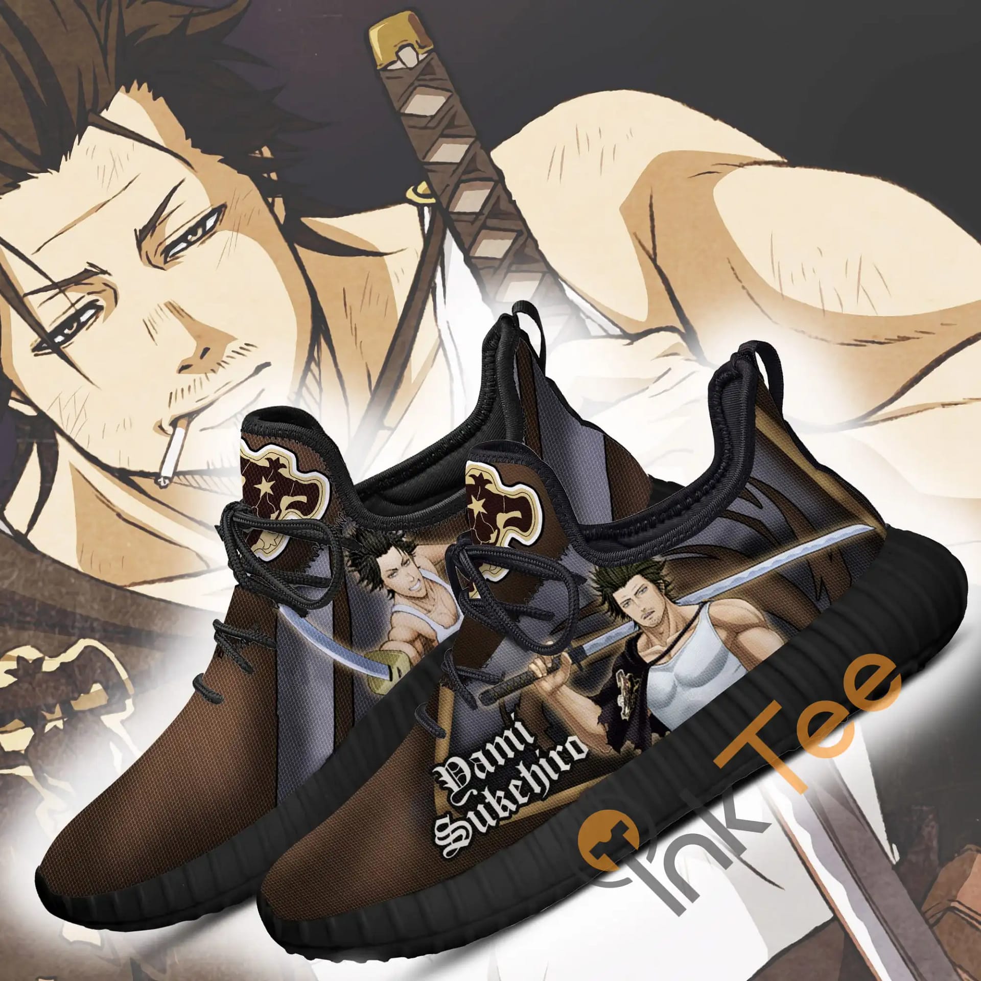 Inktee Store - Black Clover Yami Black Bull Knight Anime Amazon Reze Shoes Image