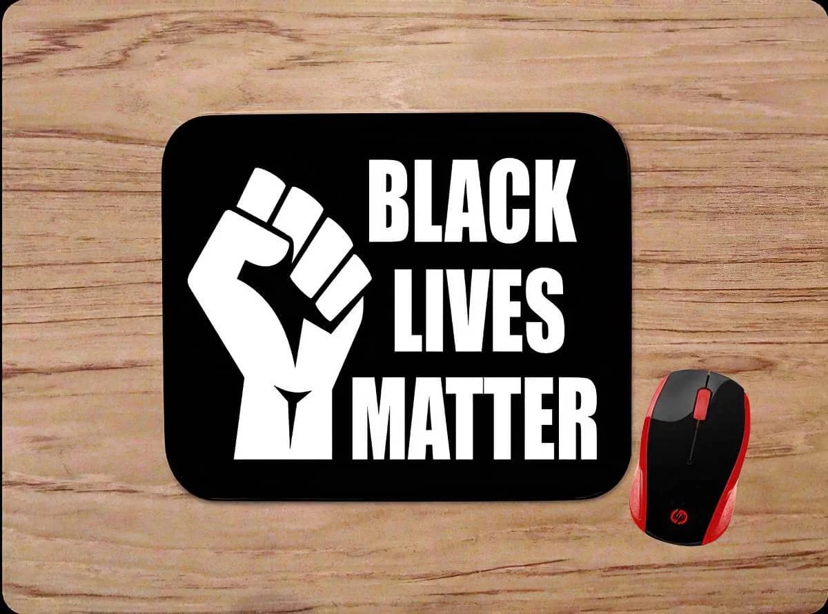 Black Lives Matter Fist Mouse Pads