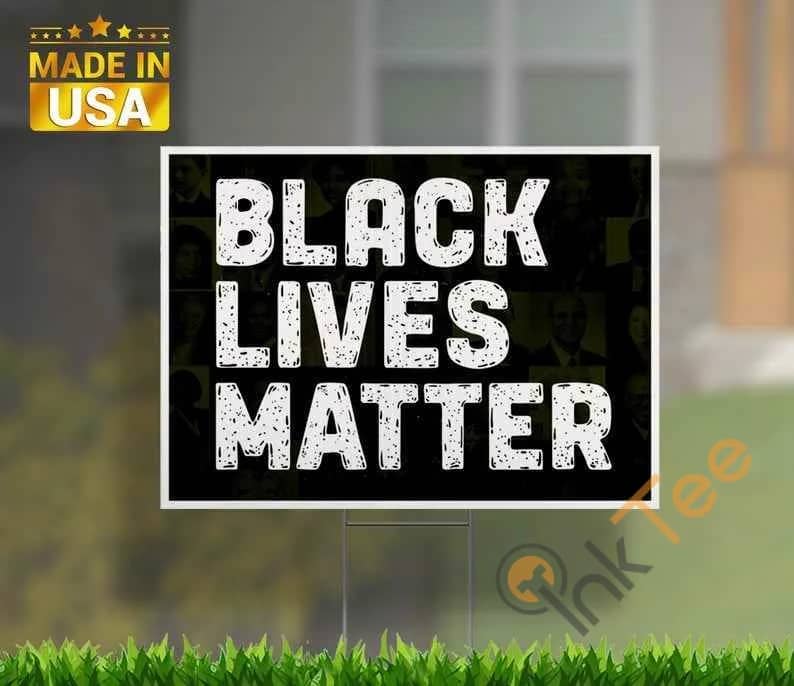 Black Lives Matter Multi Faces Yard Sign