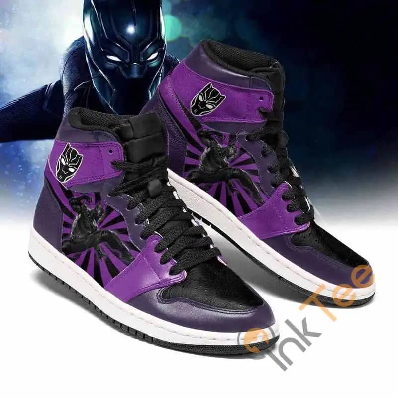 Black Panther Marvel Custom It238 Air Jordan Shoes