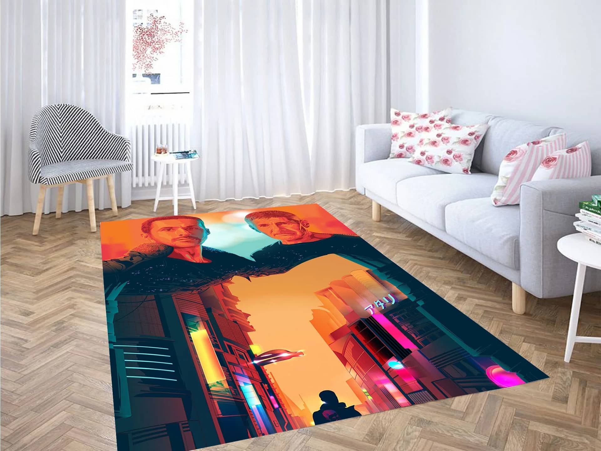 Blade Runner 2049 Japan Futuristic Place Carpet Rug