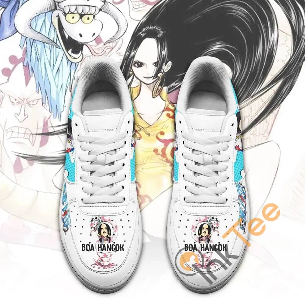 Boa Hancok Custom One Piece Anime Fan Amazon Nike Air Force Shoes