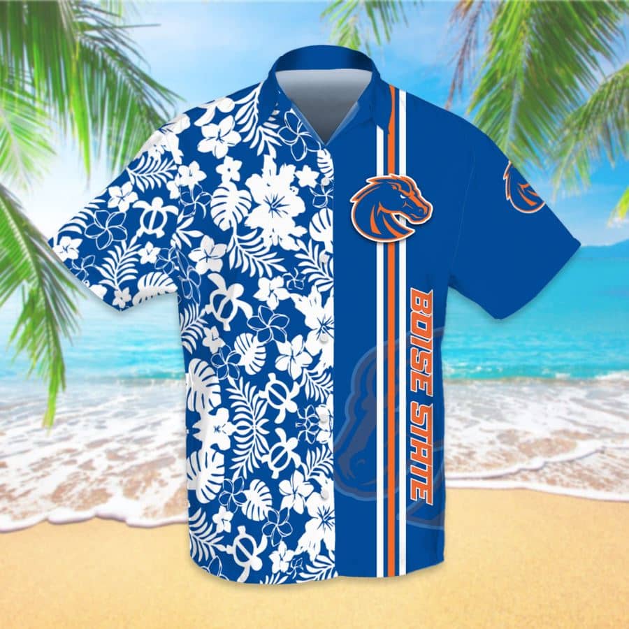 Boise State Broncos Custom No16 Hawaiian shirts