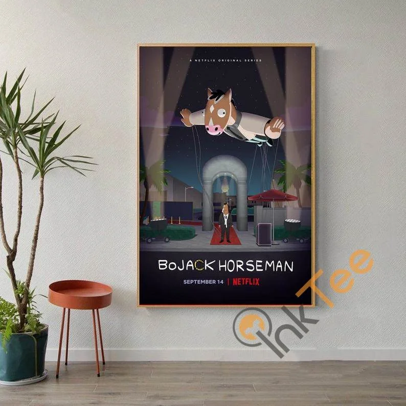 Bojack Horseman Tv Series Retro Film Sku2062 Poster