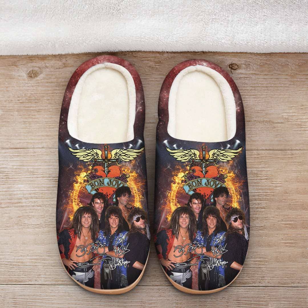 Bon Jovi Custom Shoes Slippers