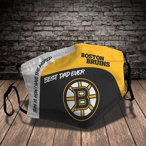 Boston Bruins Sport Reusable Washable No1347 Face Mask