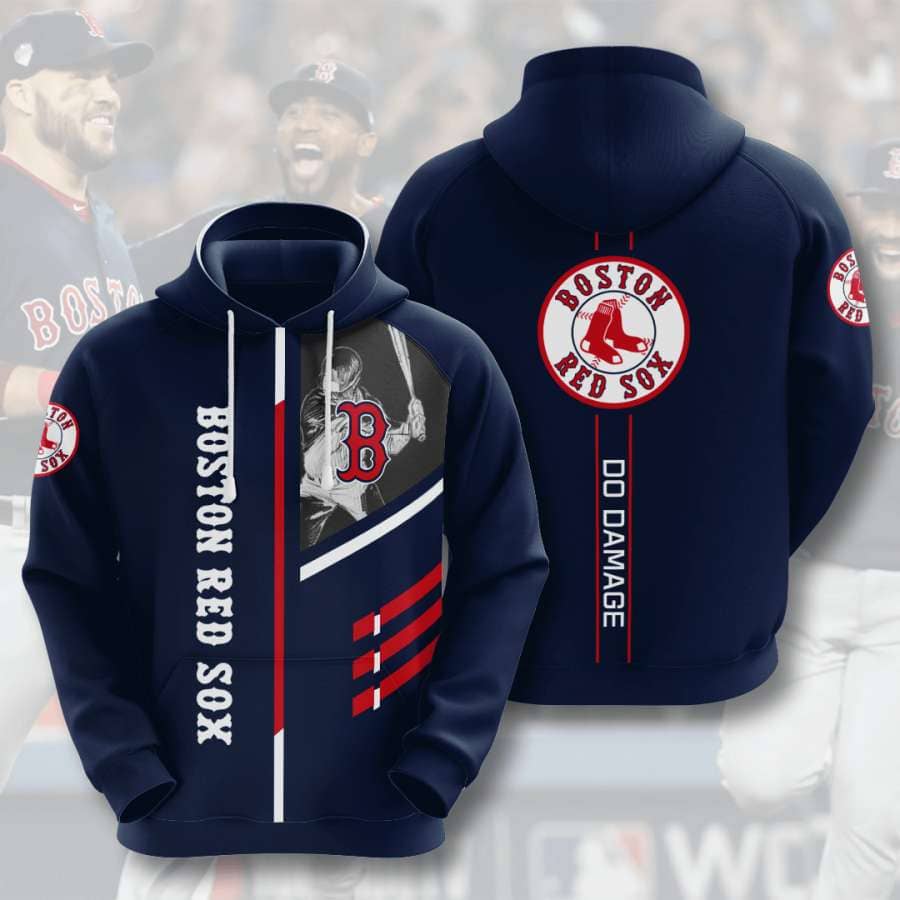 Boston Red Sox No221 Custom Hoodie 3D