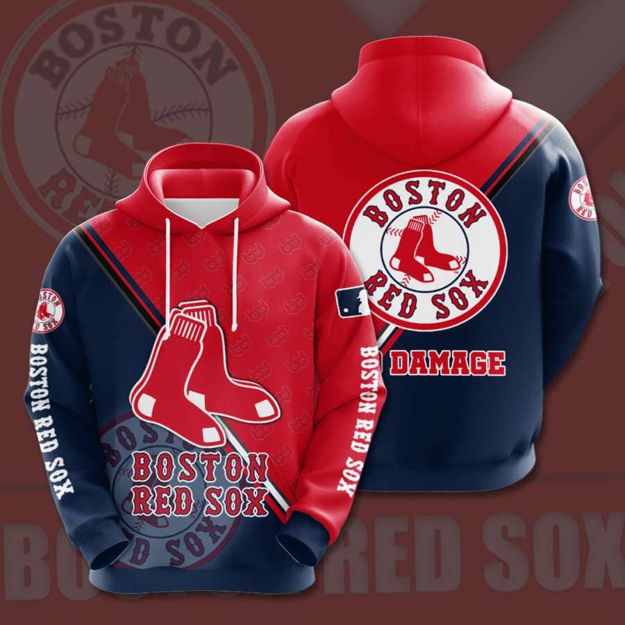 Boston Red Sox No225 Custom Hoodie 3D