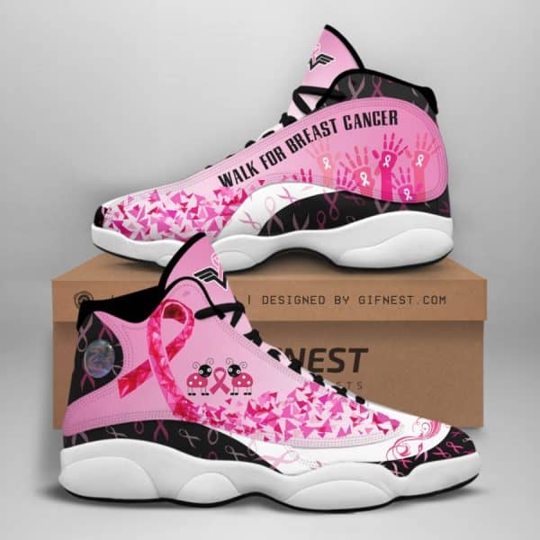 Breast Cancer Awareness Custom No28 Air Jordan Shoes