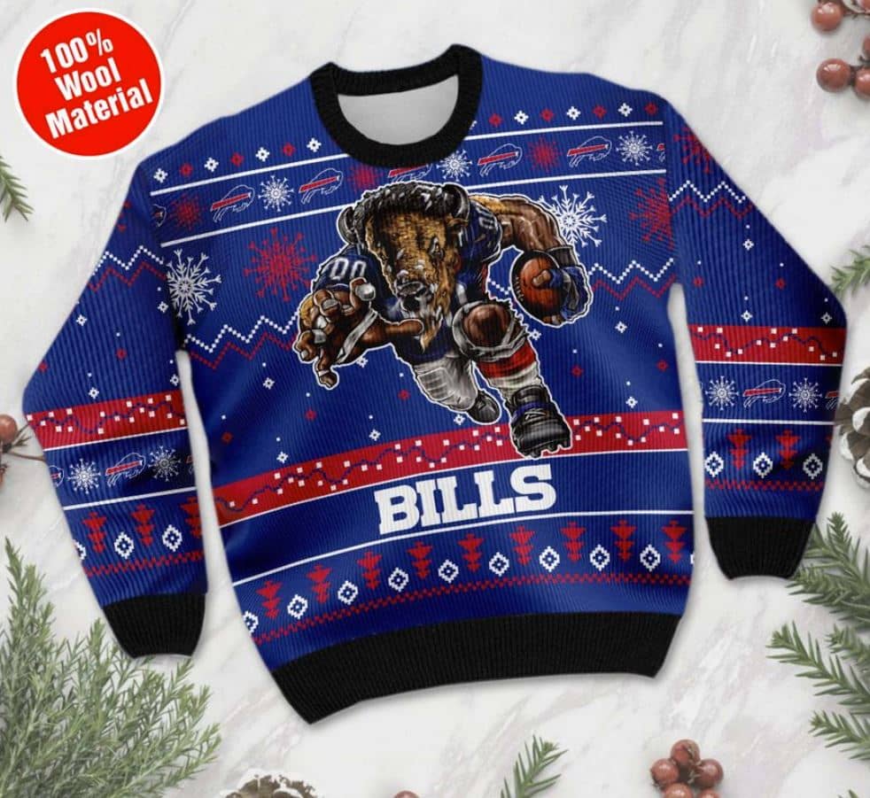 Inktee Store - Buffalo Bills Ugly Christmas Sweater Image